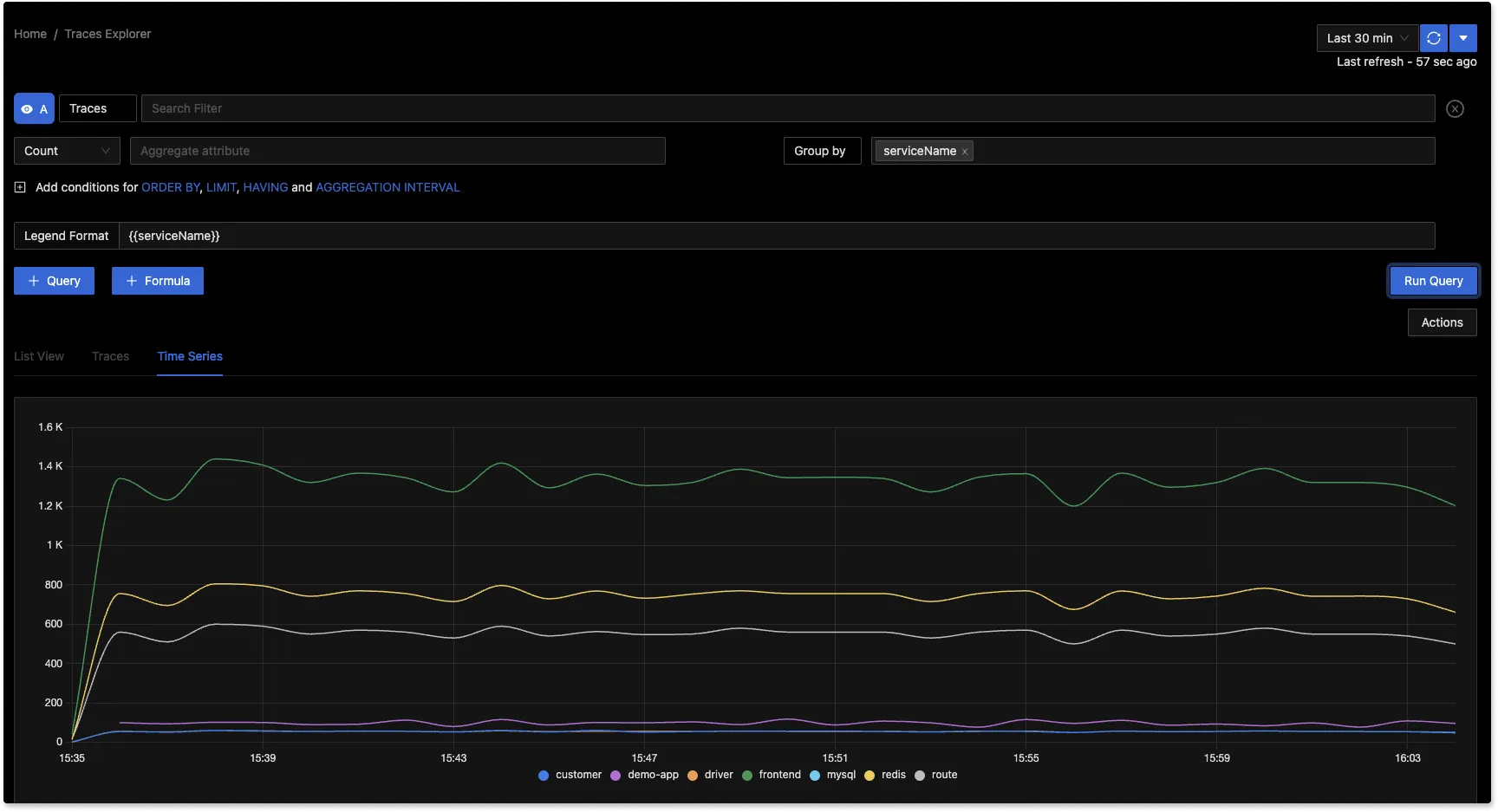 The new upcoming Trace Explorer page